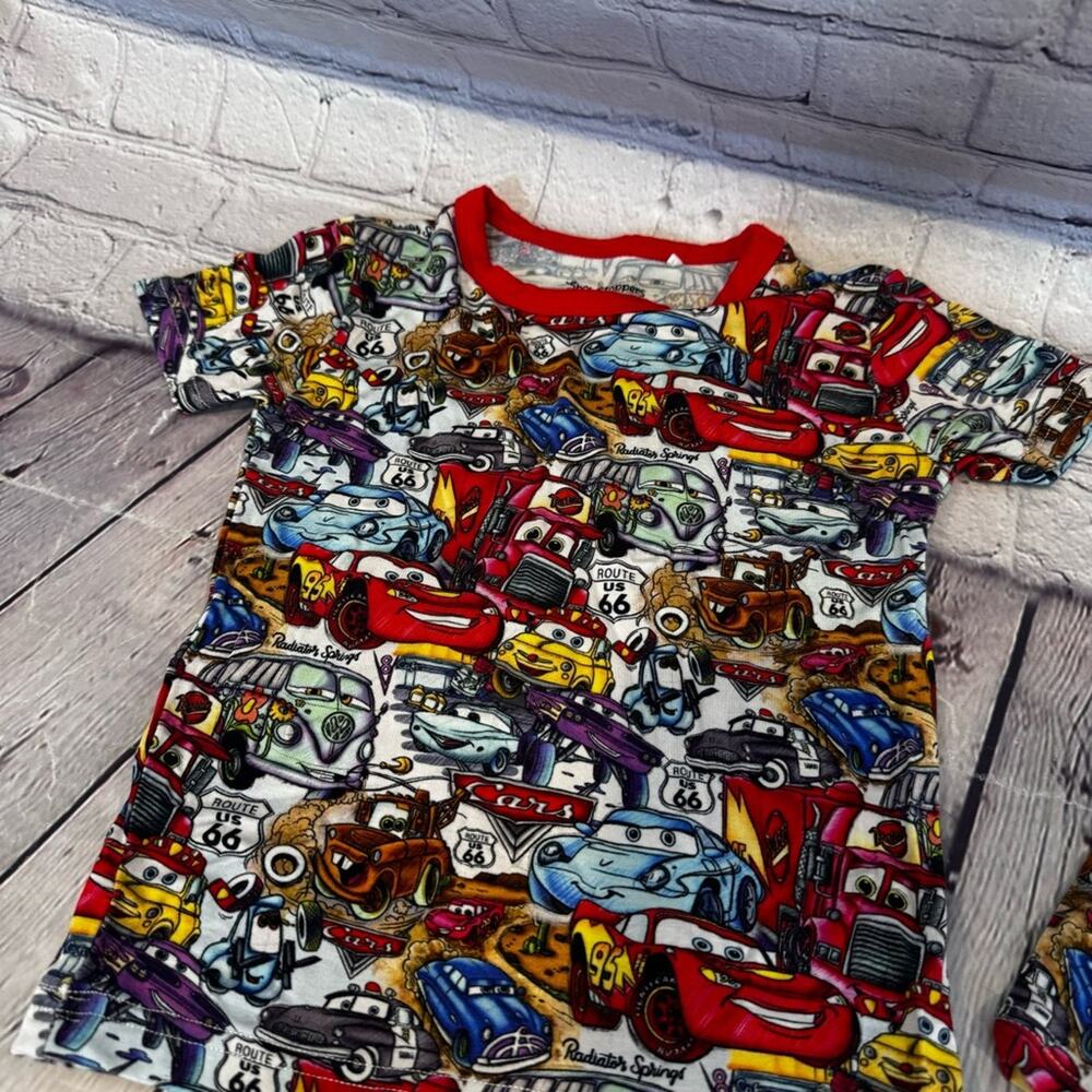 Showstoppers Cars Pattern Bamboo Short Set - Picture 3 of 3
